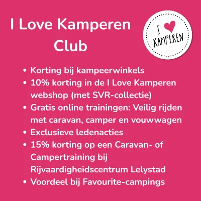 SVR Voordelen donateurs I Love Kamperen Club