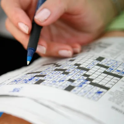 Puzzelen op de camping