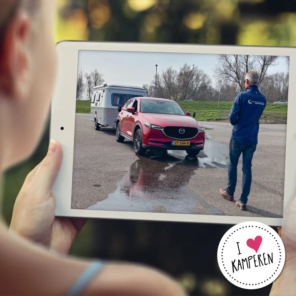 Veilig rijden met de caravan: online training binnen de I Love Kamperen Club
